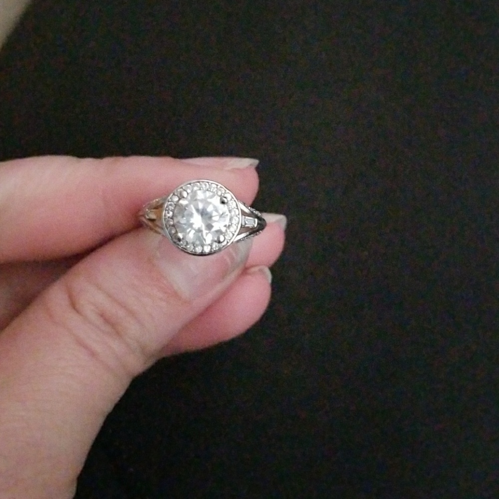 925 silver ring CZ